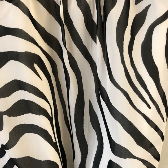Banana Republic Zebra Animal print dress Spring XS - Picture 2 of 5